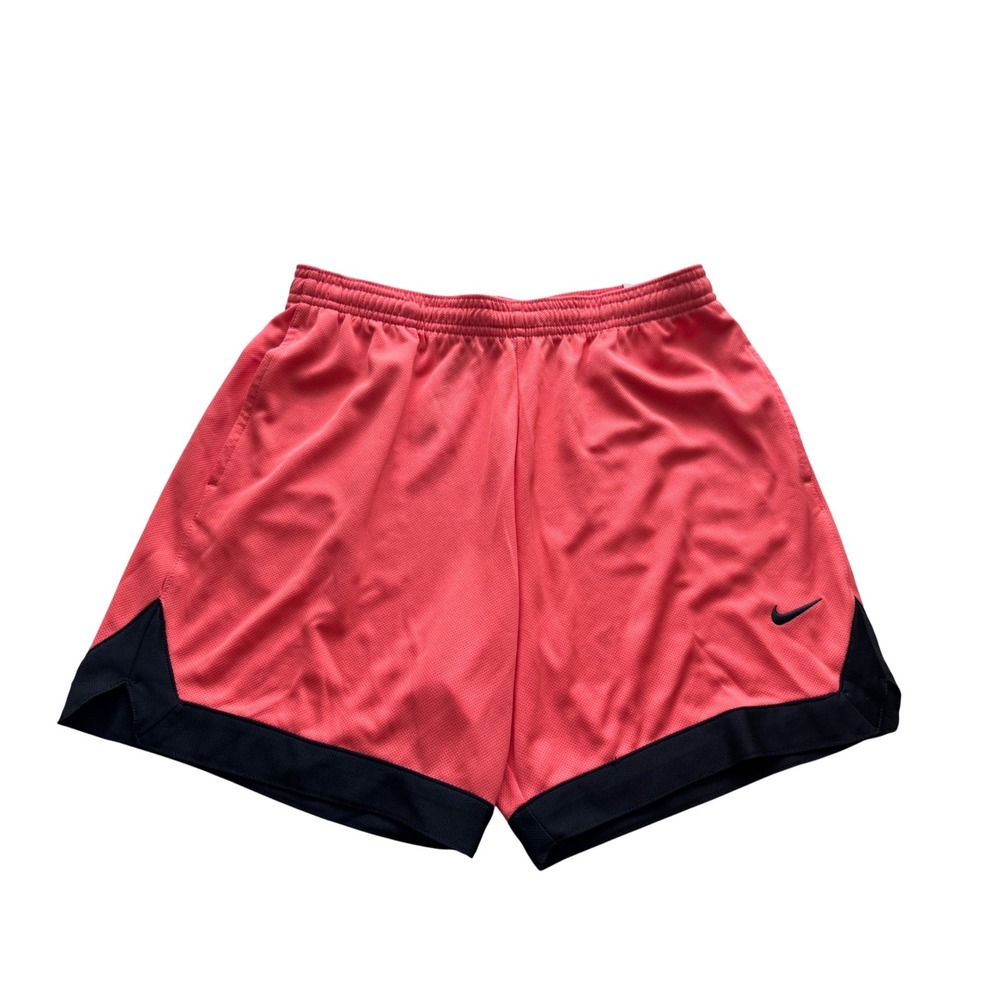 Nike Kids Dri-FIT Unisex Basketball Shorts Salmon Black Loose Medium